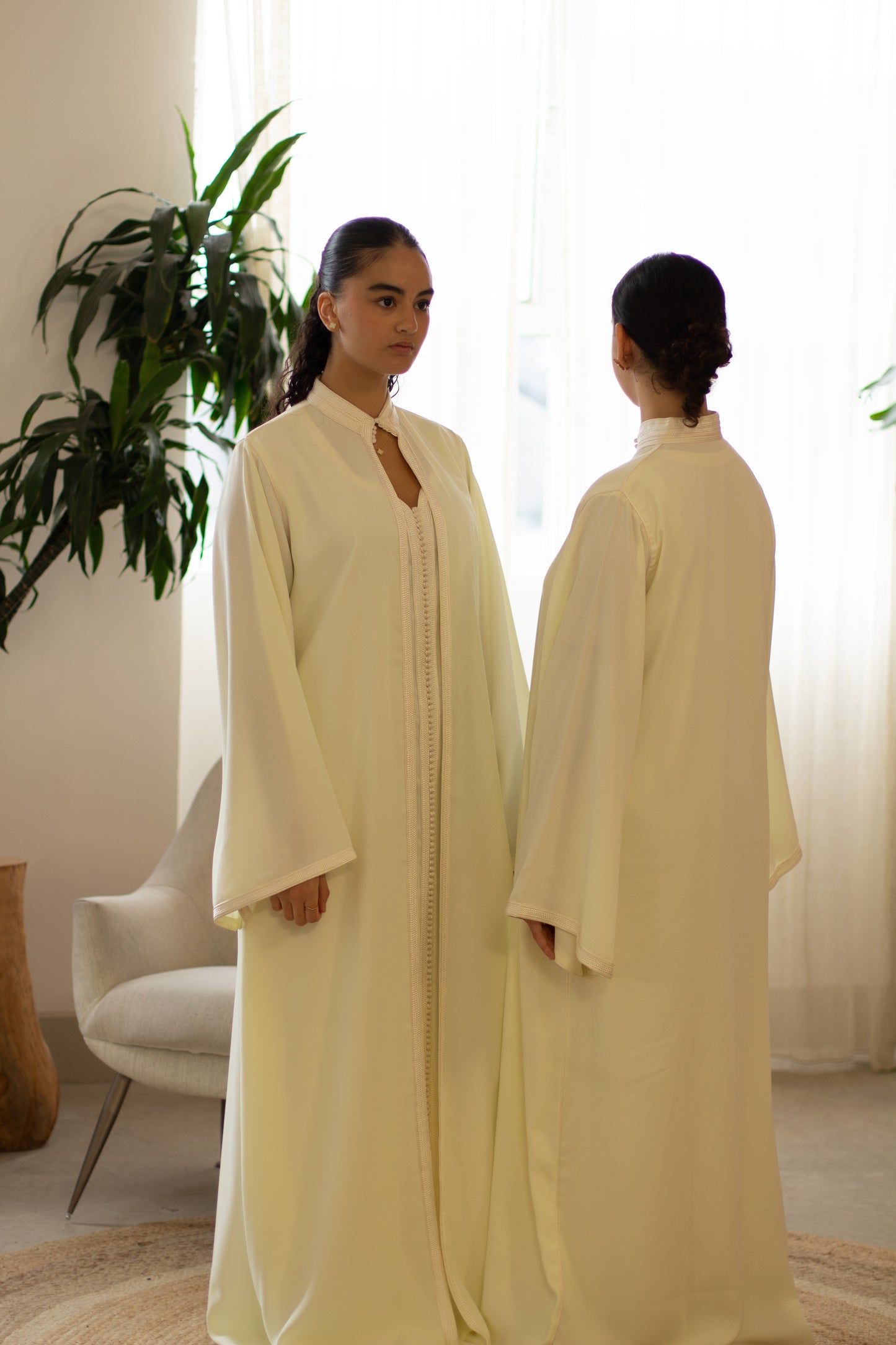 CHEMAL DRESS IN BELDI CREAM