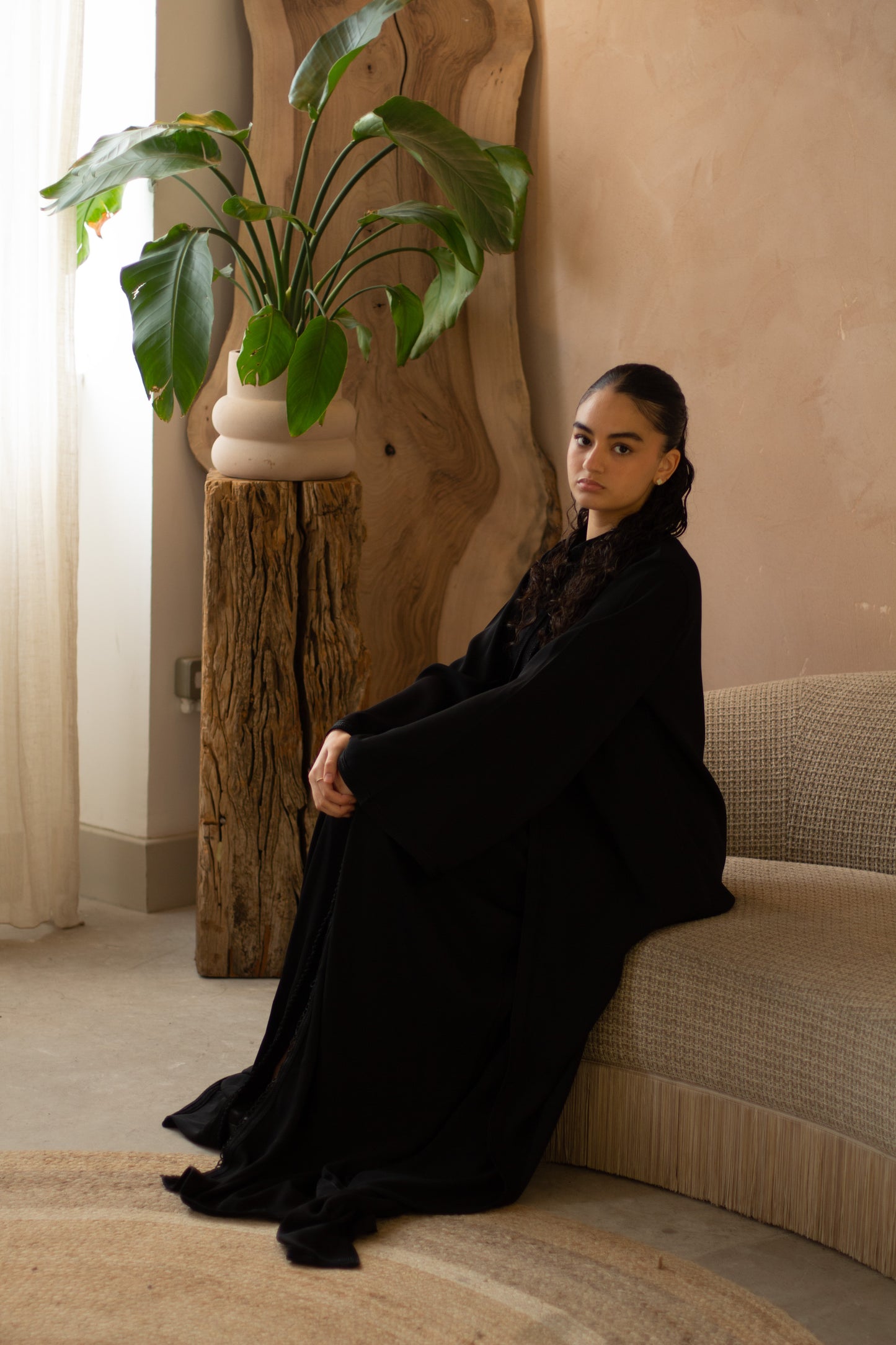 CHEMAL DRESS IN BLACK